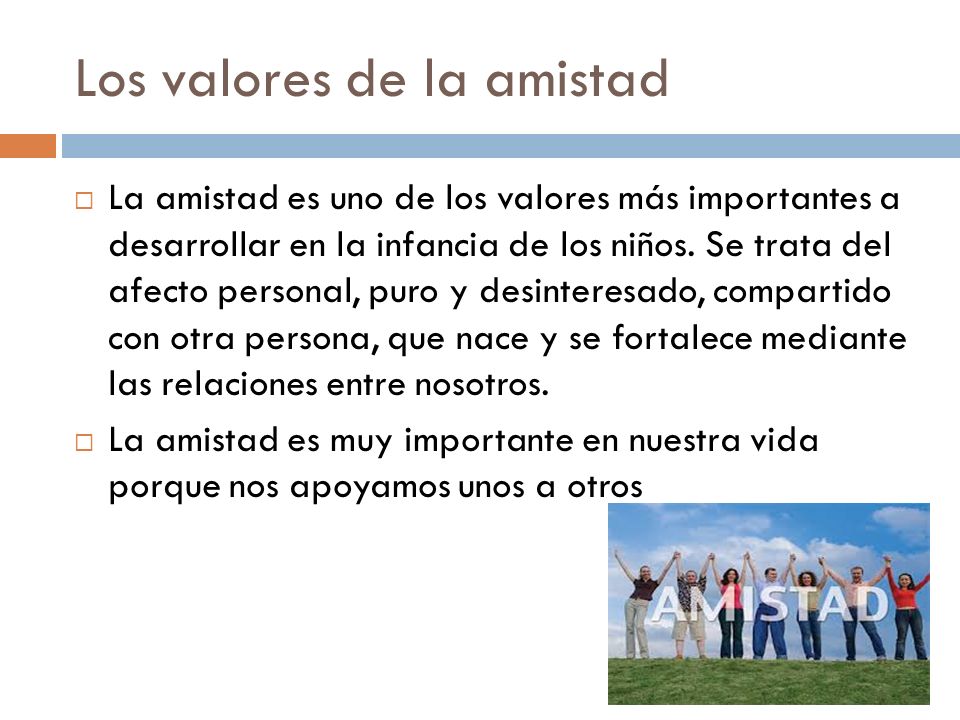 Porque es importante la amistad para ninos